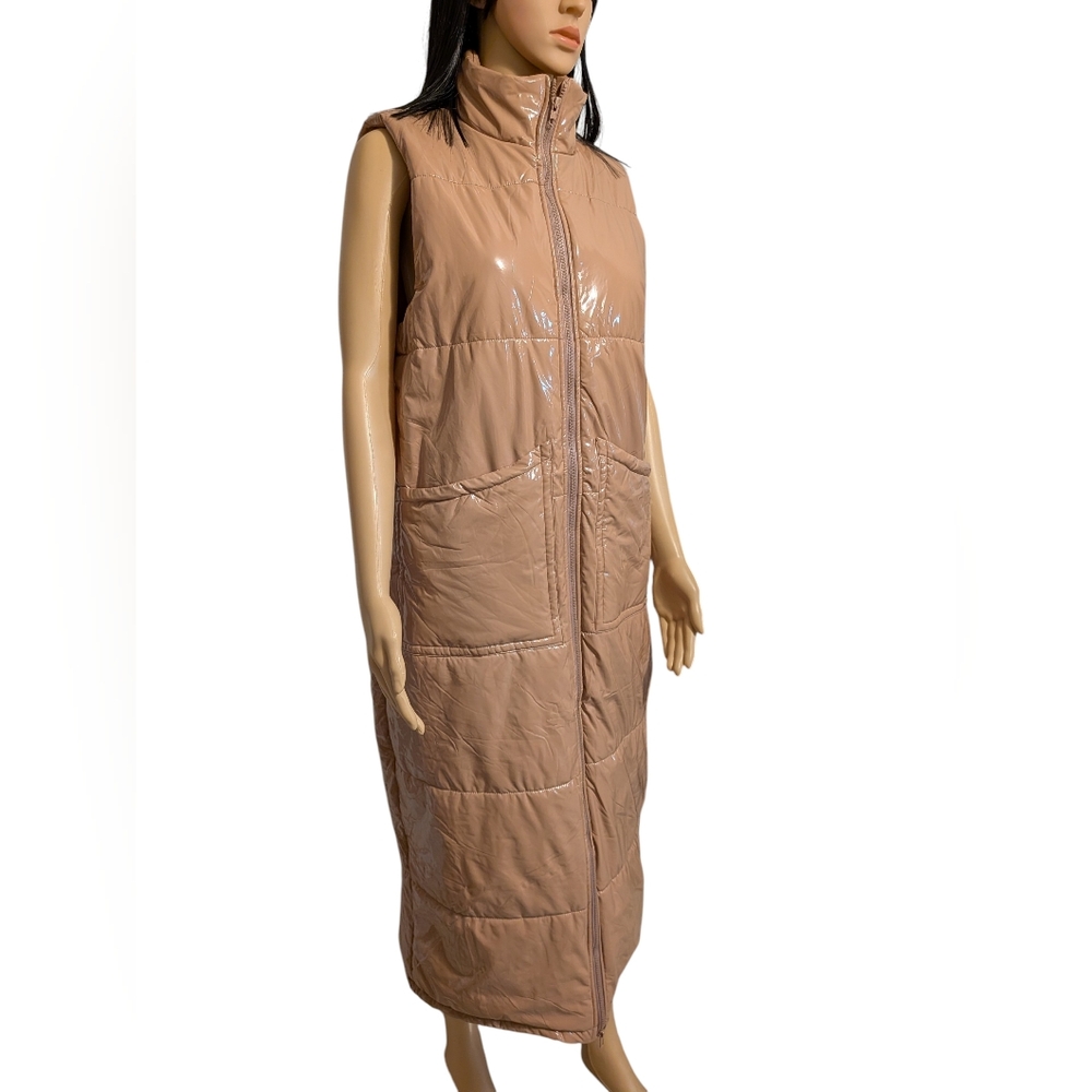 36 Point 5 Full Length Puffer Vest Jacket - Picture 3 of 13